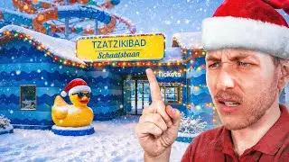 Het SNEEUWT in mijn Zwembad..