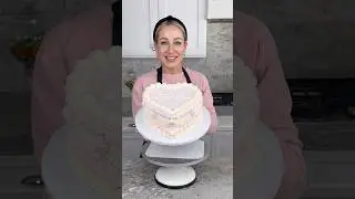 Viral Sweet 16 Cake Design | Vintage Heart Buttercream Cake Tutorial 💕🎂