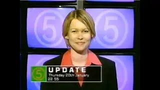 Channel 5 Continuity and News 20 January 1999