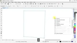 CorelDRAW - aligning nodes