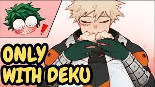 БакуДеку - Бакуго успокаивается только тогда, когда Деку его касается 💥💚 | Озвучка комикса BKDK