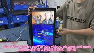 #advertisingscreen Backpack LCD Screen 21.5 inch 1st Gen Advertising Screen Bag Indoor LCD Display