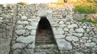 The Entrance to the royal palace at Ugarit, where the Hurrian songs were found.