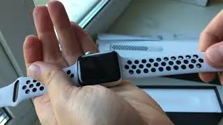 Обзор Apple watch series 3 nike+. Посылка из США от Бандерольки.