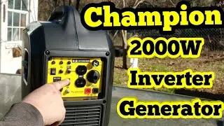 Champion 2000W Inverter Generator Unboxing and First Impressions