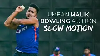 Umran Malik Bowling Action Slow-Motion