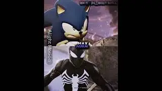Insomniac Spiderman Vs Sonic (Games) #sonic #sega #vs #spiderman #marvel #games #playstation #shorts