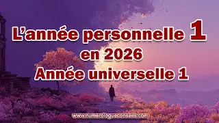 L'ann&eacute;e personnelle 1 en ann&eacute;e universelle 1 pour 2026