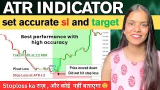 How to set accurate sl and target with ATR INDICATOR || ATR STRATEGY || one step trading 