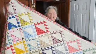 From Small Things: Episode 61: Finished Vintage Quilt