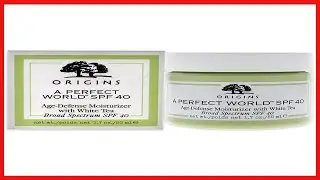 Origins A Perfect World SPF 40, Age Defense Moisturizer With White Tea, 1 7 Fl Oz