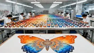 Inside the Butterfly Wing Factory: How Million Rare Insects Become $10,000 Art Pieces (Full Process)
