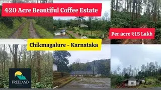 420 Acre Beautiful Coffee Estate Bungalow For Sale | Chikmagalure | Karnataka Resort Farmhouse 