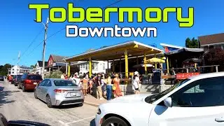 Canada Travel | Driving downtown Tobermory | Explore Tobermory | Driving Around Tobermory