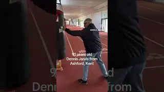 91 year old Dennis Jarvis, boxing legend from #Ashford, proves that age is just a number. #boxing
