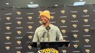 Jacksonville Jaguars RB Travis Etienne Reacts to Win Over Jets
