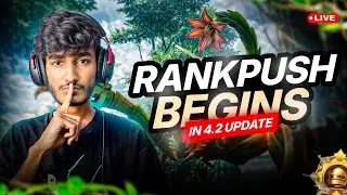 #1 CONQUEROR RANK PUSHH! | NEW SEASON IS HERE | BGMI LIVE
