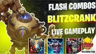 Вечеринка от Blitzcrank Flash Combo! &mdash; Игровой процесс Wild Rift HellsDevil Plus