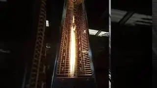 Pyramid Outdoor Flame Heater Triangle with Remote operation climateplus Dubai