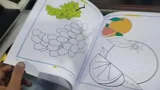 coloring book fruits 🍍🍎🍓🍇 ₹60 #fruits #colouringbooks