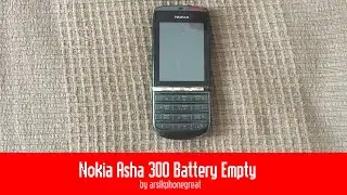 Nokia Asha 300 - Battery empty