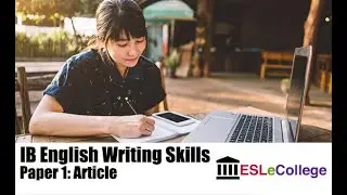 IB English B How to write an article