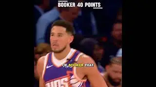 Devin Booker 40 Points vs Knicks #nba #basketball #nbahighlightstoday #sports