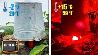 Simple but reliable protection of seedlings and plants from frost and freezing temperatures