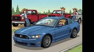 Pretty girls drive Fords
