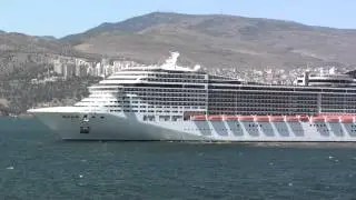 MSC Divina departing Izmir on 19 June 2012
