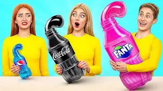 बिग, मध्यम और छोटी प्लेट चुनौती | सिंपल सीक्रेट किचन हैक्स Jelly DO Challenge