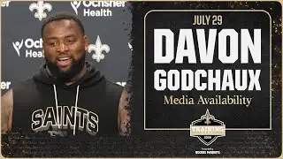 Davon Godchaux on playing in Louisiana, strength | Saints Training Camp 2025