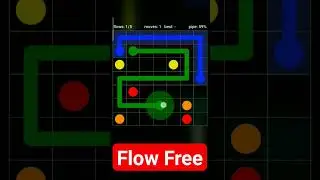 Flow Free #Level16 Intro - Classic Pack 7&times;7 Medium #Shorts