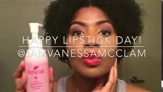 CELEBRATE LIPSTICK DAY! BOSCIA CLEANSING OIL-GEL REVIEW