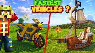 MINECRAFT Fastest Vehicles RACE ??? 🔥