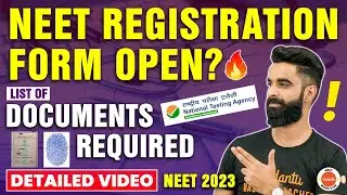 NEET Registration Form Open? | Know these Important things ✔️Detailed Video | NEET 2023
