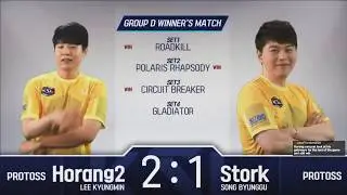 StarCraft Brood War - KSL Ro16 Group D: Horang2 vs Stork; Mind vs Best. [En/Ru] Commentary & Discuss