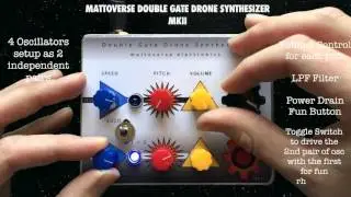 Double Gate Drone Synthesizer MKII by Mattoverse