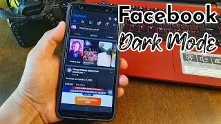 Facebook Dark Mode - Complete Steps #Shorts