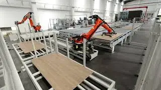 Automated Assembly Wall Panel Production Line for Modular Construction &mdash; Robotic Locking Screws