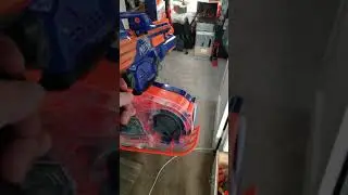 Nerf titan drum test with honeybadger 2s rapidstrike
