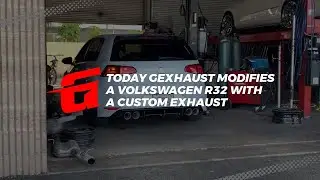 Today GEXHAUST Modifies A Volkswagen R32 With A Custom Exhaust [Straight Piped by GEXHAUST]