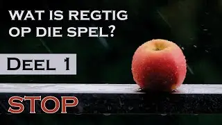 STOP, Wat Is Regtig Op Die Spel? Deel 1: Voorsiening