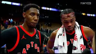 Scottie Barnes x RJ Barrett Post-Game Interview vs Pacers