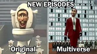 Skibidi ORIGINAL vs MULTIVERSE | Multiverse 1-9 all episodes (new seasons)