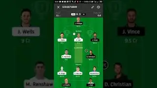 STR VS SIX Big bash league dream 11 gl prediction