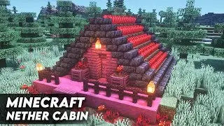Minecraft: Nether Survival House Tutorial | How to Build a 1.16 Nether Cabin [WORLD DOWNLOAD]