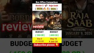 Border 2 Box Office Collection, Sunny Deol | Varun Dhawan | Prabhas The Raja Saab Movie Collection,