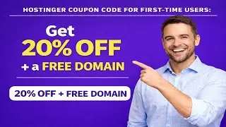 Hostinger coupon code for first-time users: Get 20% OFF with a free domain