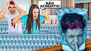 USAMOS 10.000 COPOS PARA TROLAR TODOS DA MANSÃO *Virou enchente 💦